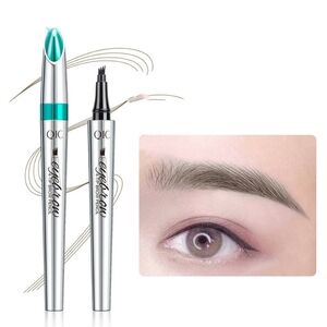 3 QIC Dark Brown Eyebrow Microblading Pens
